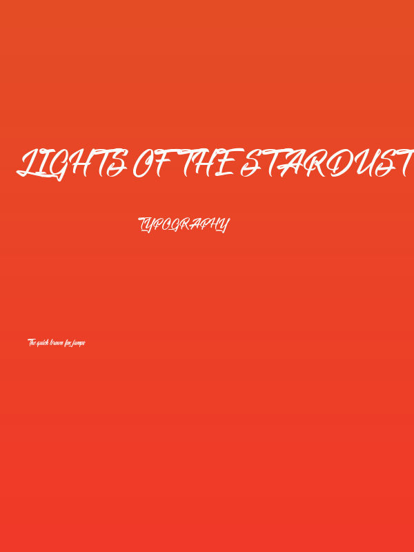 Lights of the Stardust Poster
