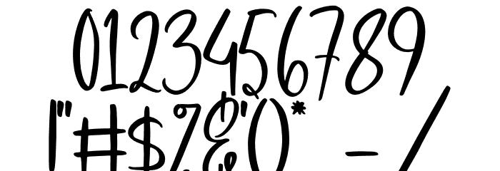 Lightshoot Font OTHER CHARS