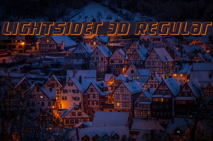 Lightsider 3D Regular Example 3