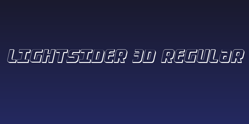 Lightsider 3D Regular Social Header