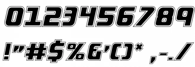 Lightsider Academy Regular Font OTHER CHARS