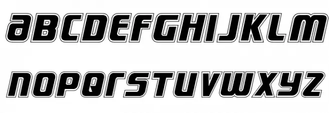 Lightsider Academy Regular フォント 小文字