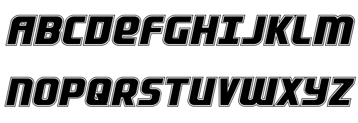 Lightsider Academy Шрифта ВЕРХНИЙ
