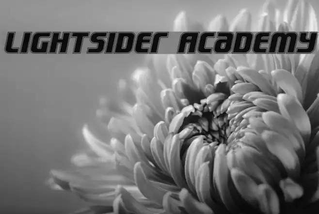 Lightsider Academy Font examples