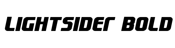 Lightsider Bold  Скачать бесплатные шрифты