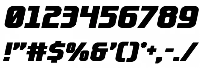 Lightsider Bold Font OTHER CHARS