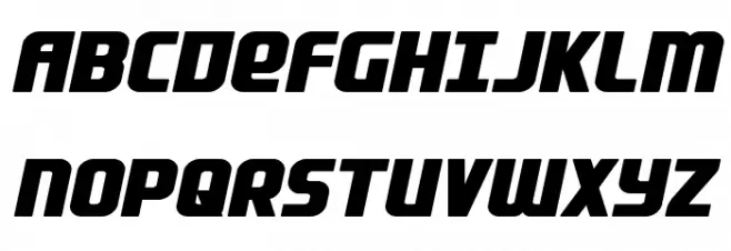 Lightsider Bold フォント 大文字
