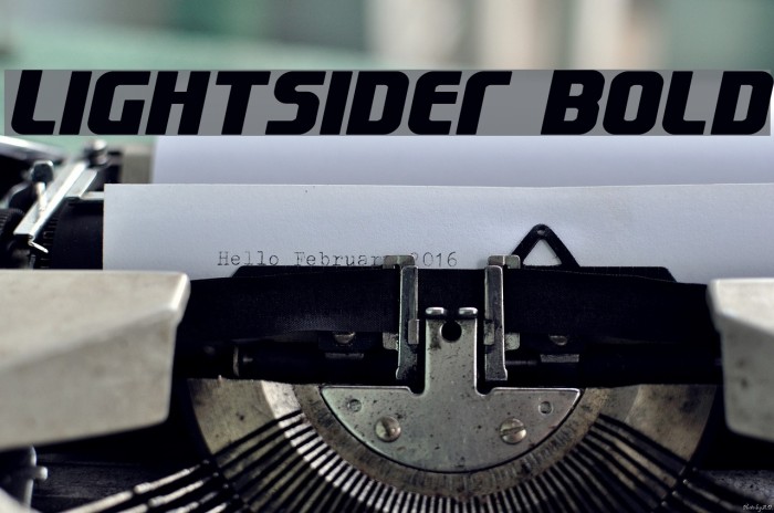 Lightsider Bold Example 1