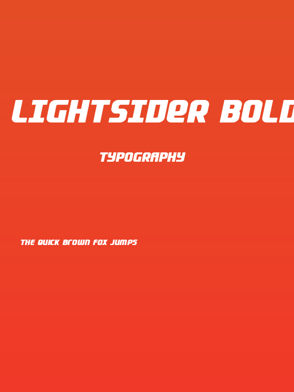 Lightsider Bold Poster