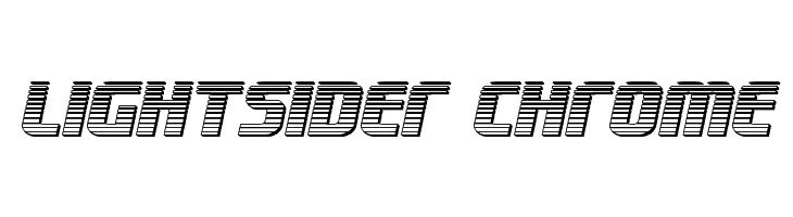 Lightsider Chrome  font caratteri gratis