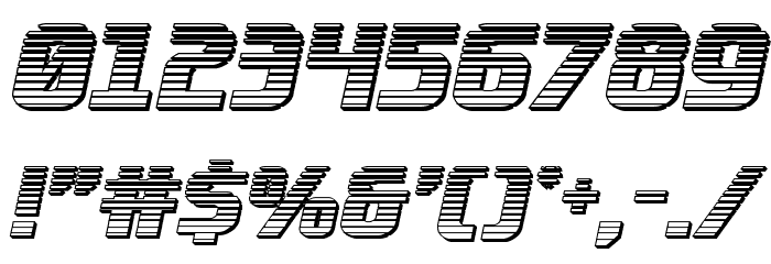 Lightsider Chrome Font OTHER CHARS