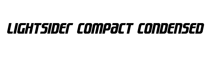 Lightsider Compact Condensed  لخطوط تنزيل