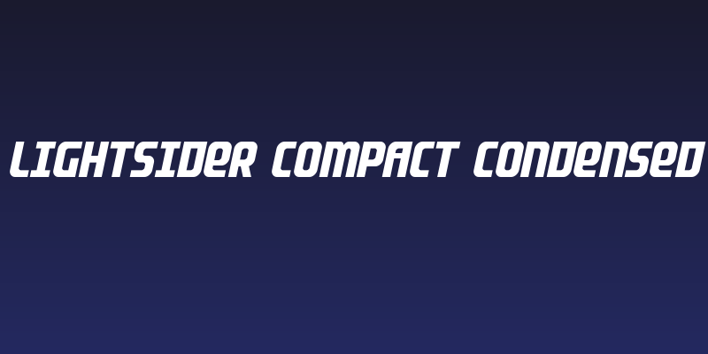 Lightsider Compact Condensed Social Header