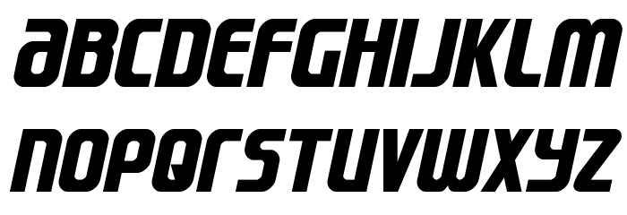 Lightsider Compact Condensed Font LOWERCASE