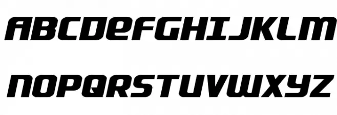 Lightsider Compact Expanded Font Litere mari