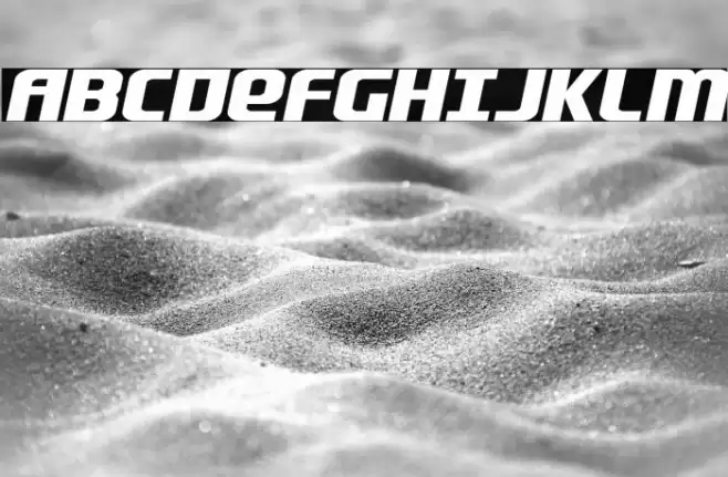 Lightsider Compact Expanded Font examples