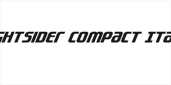 Lightsider Compact Italic Logo
