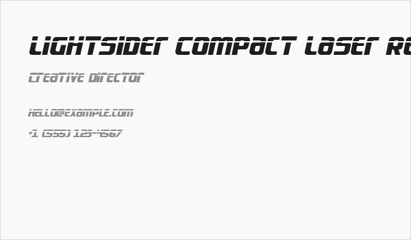 Lightsider Compact Laser Regular Business Card