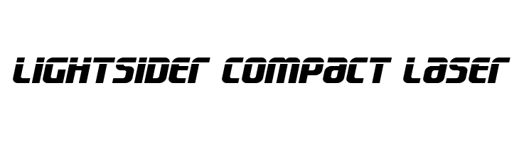 Lightsider Compact Laser  baixar fontes gratis
