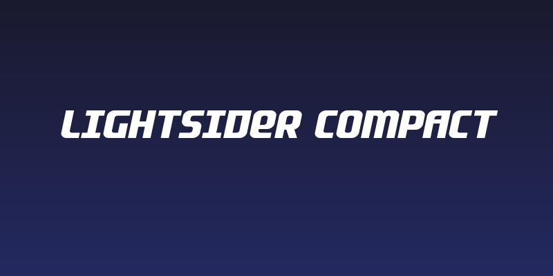 Lightsider Compact Social Header