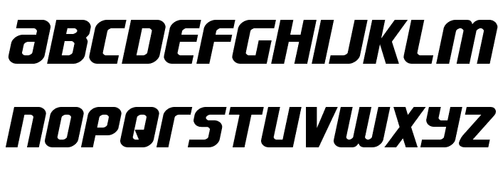 Lightsider Compact Font LOWERCASE