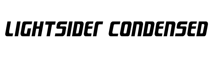Lightsider Condensed  नि: शुल्क फ़ॉन्ट्स डाउनलोड