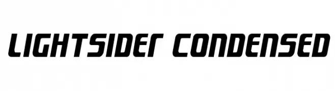Lightsider Condensed  フリーフォントのダウンロード