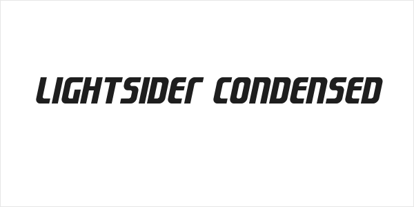 Lightsider Condensed Logo