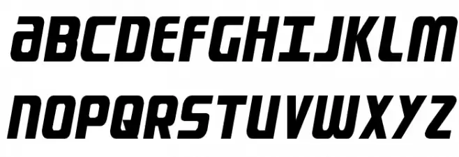 Lightsider Condensed Schriftart Groß