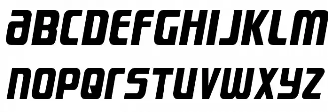 Lightsider Condensed Font LOWERCASE