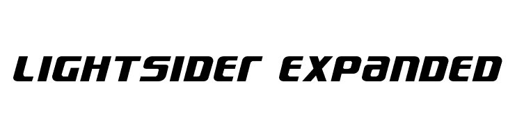 Lightsider Expanded  नि: शुल्क फ़ॉन्ट्स डाउनलोड