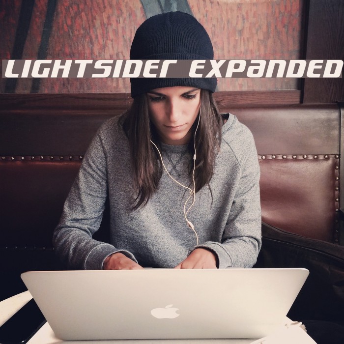 Lightsider Expanded Font examples