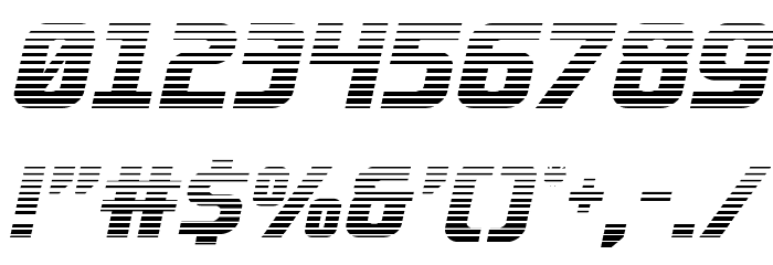 Lightsider Gradient Font OTHER CHARS