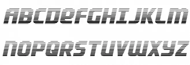Lightsider Gradient Schriftart Groß