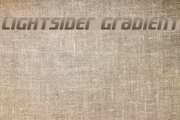 Lightsider Gradient Font examples