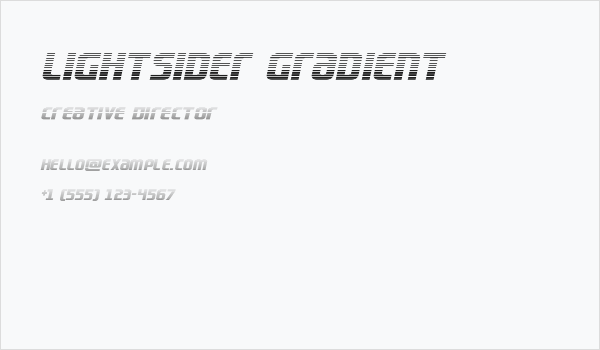 Lightsider Gradient Business Card