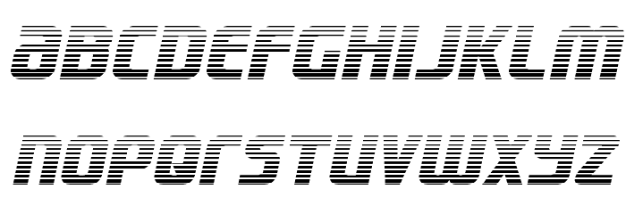 Lightsider Gradient Font LOWERCASE