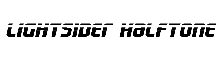 Lightsider Halftone  les polices de caractères gratuit tlcharger