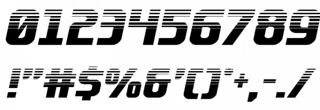 Lightsider Halftone Font OTHER CHARS