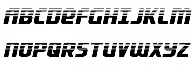 Lightsider Halftone خط أحرف كبيرة