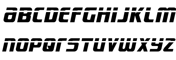 Lightsider Laser egular Font LOWERCASE