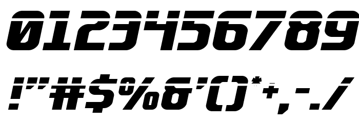 Lightsider Laser Font OTHER CHARS