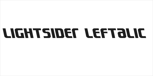 Lightsider Leftalic Logo