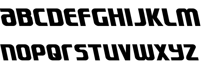 Lightsider Leftalic Font LOWERCASE