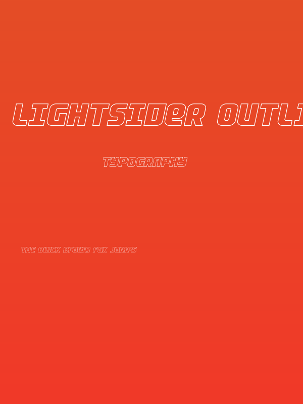 Lightsider Outline Poster