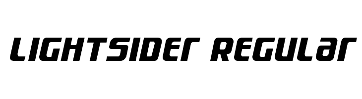 Lightsider Regular  لخطوط تنزيل