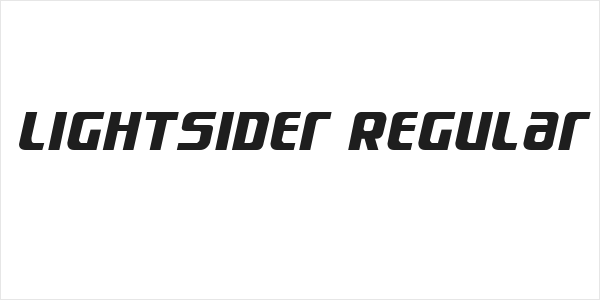 Lightsider Regular Logo