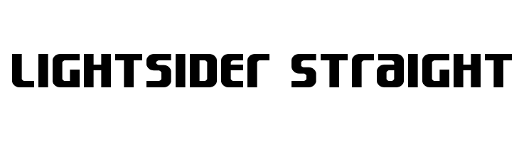 Lightsider Straight  Скачать бесплатные шрифты