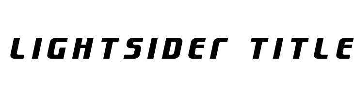 Lightsider Title  Descarca Fonturi Gratis