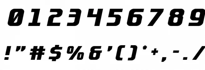 Lightsider Title Font OTHER CHARS